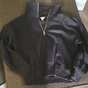 A New Day Black Cowl Neck Sweater Medium